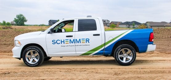 Schemmer's Construction Field Services Truck