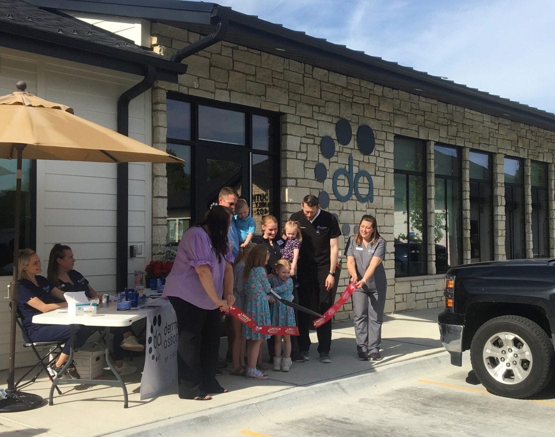 Ribbon Cutting at Dermatology Associates of Lincoln, Schemmer
