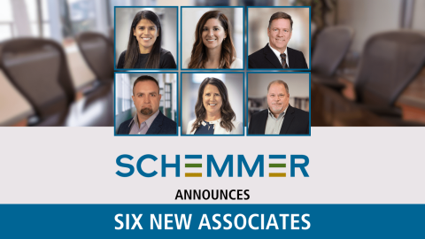 Schemmer Announces Six New Associates