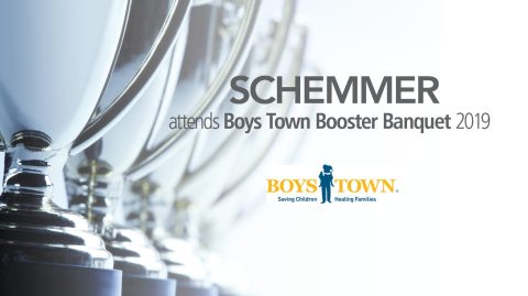 Schemmer attends Boys Town Booster Banquet 2019