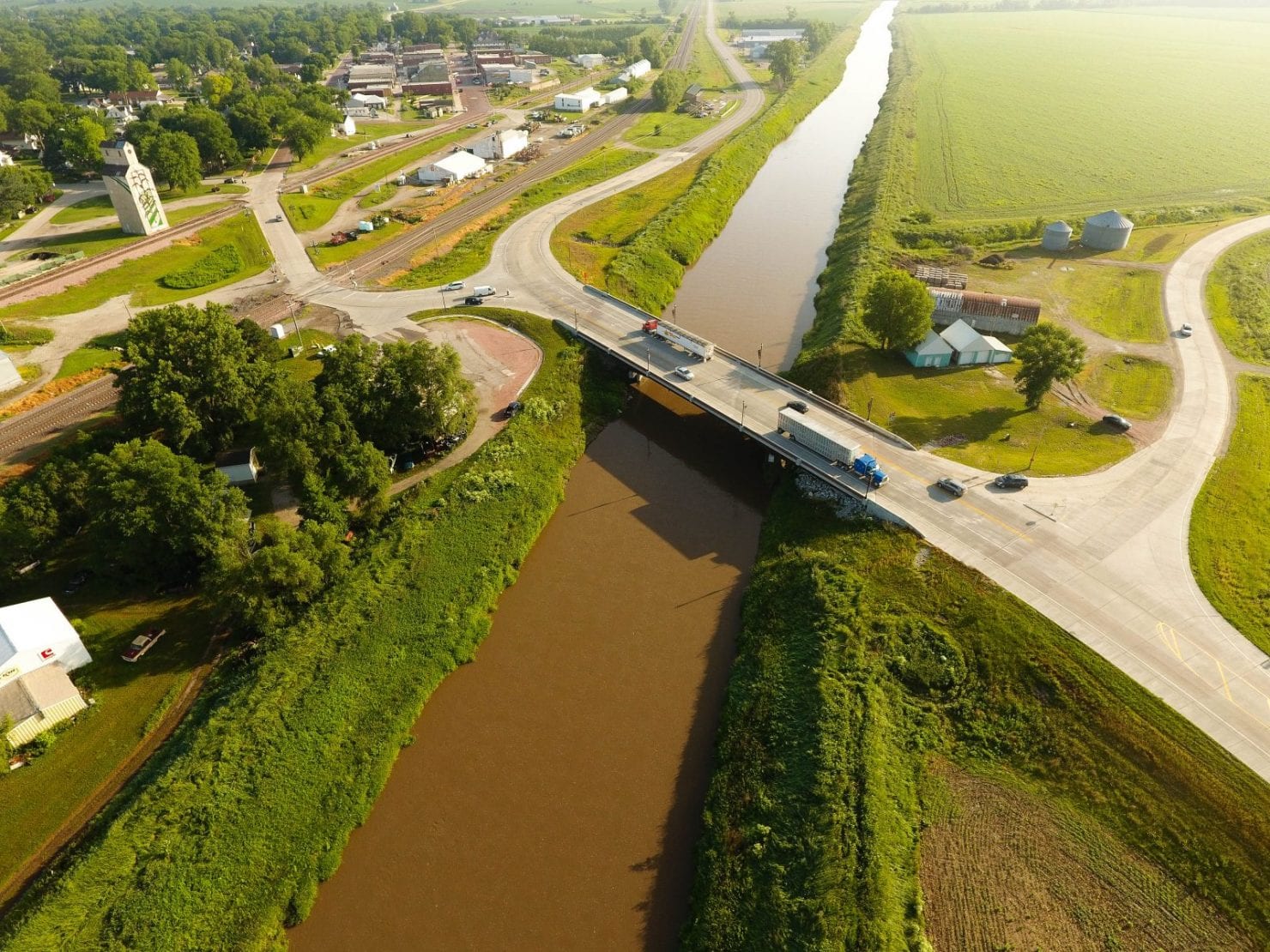 U.S. 30 over Boyer River