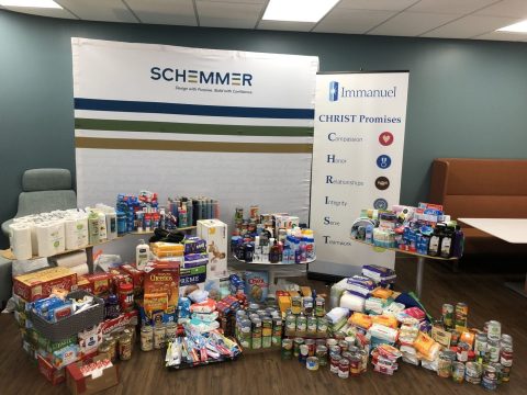 Heartland Hope Mission Donation Drive Schemmer