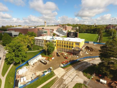 Schemmer Biomechanics Research Building Aerial