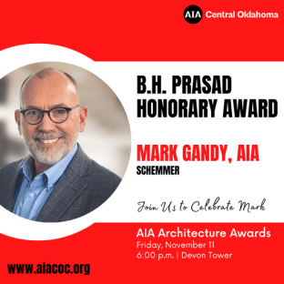 Schemmer's Mark Gandy, AIA BH Prasad Honorary Award